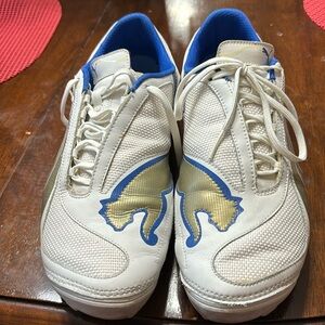 Puma  trainer shoes. Team gold, team power blue size 13 men’s